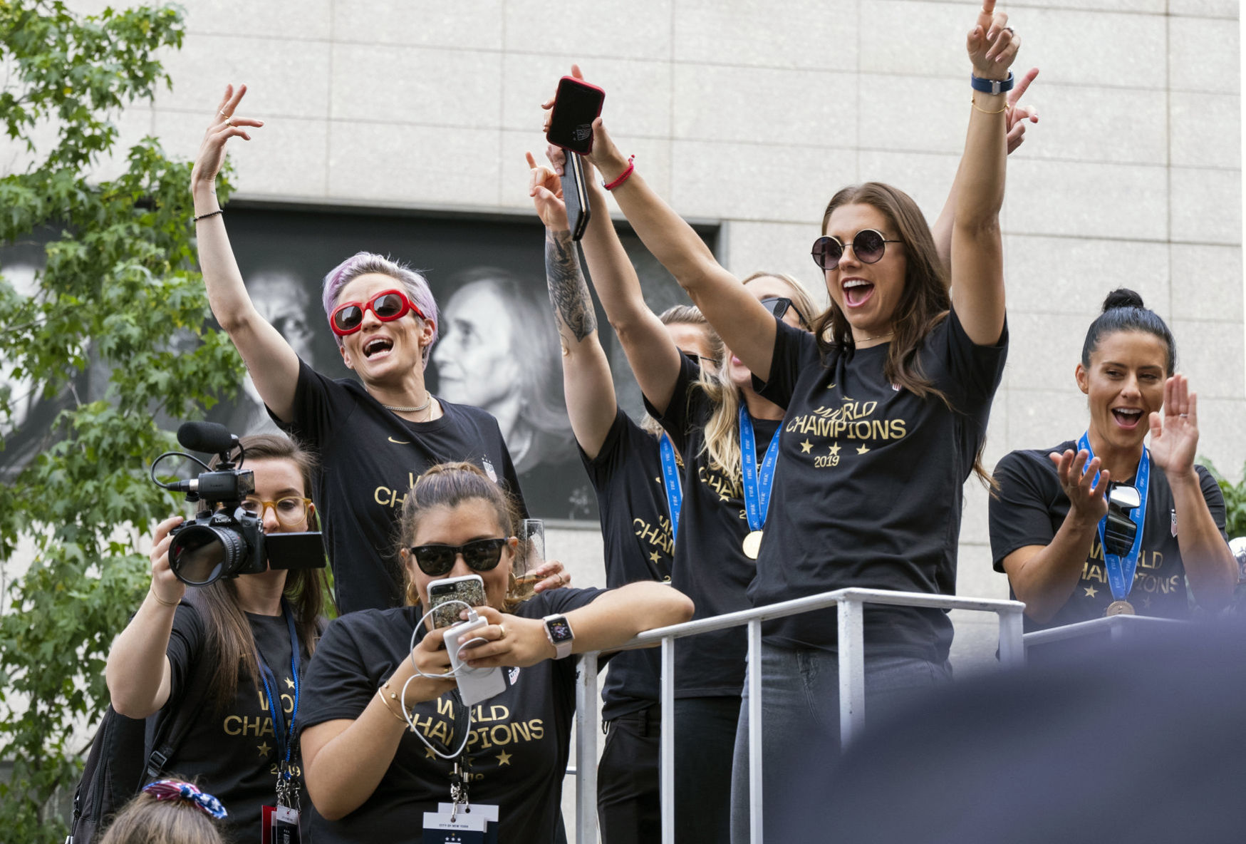 APTOPIX WWCup US Returns Home Soccer